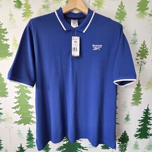 Reebok Men's Blue Polo Shirt